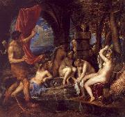  Titian Diana and Actaeon Sweden oil painting reproduction